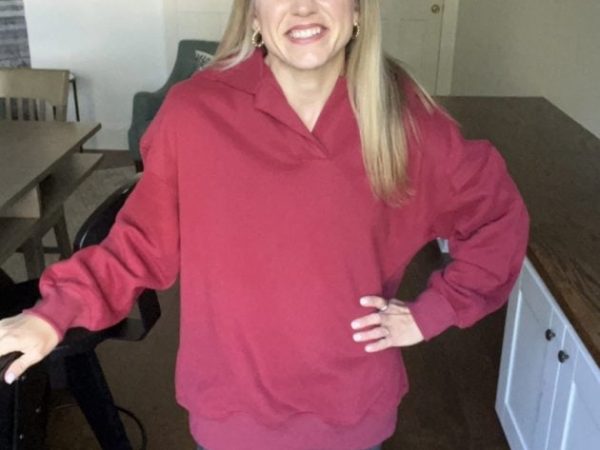 Women’s Oversized Pullover only $16.49!